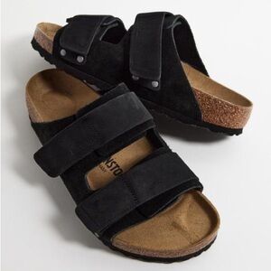 New BIRKENSTOCK Women's Uji Nubuck Suede Leather Sandals size 39 / 8